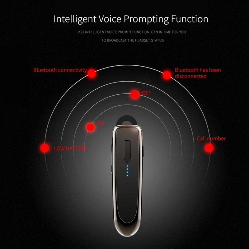 K23 Bluetooth гарнитура долгое время ожидания наушники вкладыши Музыка беспроводные наушники для Iphone Android Xiaomi huawei
