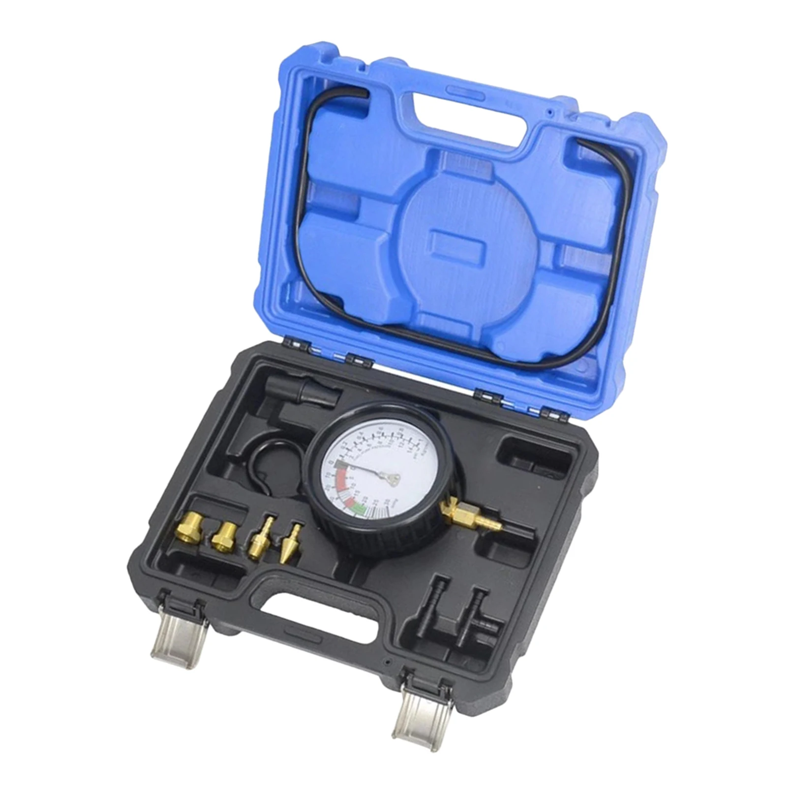 Vacuum Fuel Pump Pressure Testing Gauge Set Tool Kit In Case