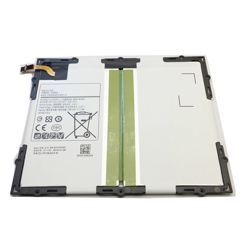 Ёмкость планшет Батарея EB-BT585ABE 7800 мАч для Samsung Galaxy планшет Tab A 10,1 T580 SM-T585C T585 T580N батареи