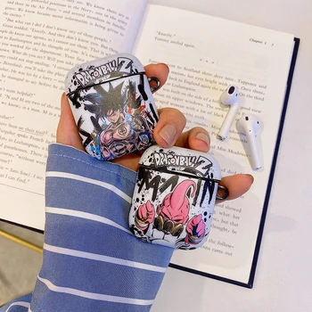 

Cartoon Anime Case For Apple Airpods 2/1 Cover Luxury Silicone Headphone Case Box For air pods Bluetooth Earphone Case Funda
