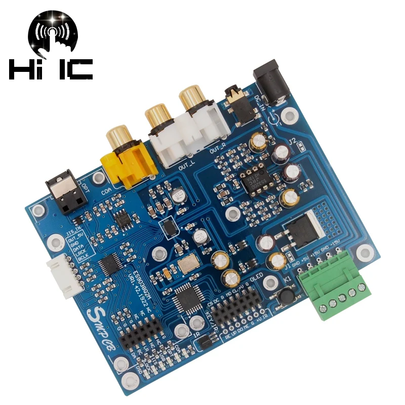 ES9038Q2M ES9038 Q2M I2S DSD оптический коаксиальный IIS/DSD DOP 384 кГц входной декодер DAC для