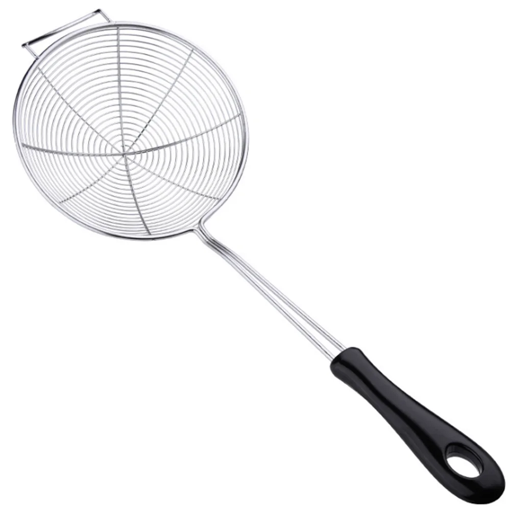 Лапша ложка-сито сетка масло с длинной ручкой кухонная утварь сито из нержавеющей стали анти-ожога портативный фильтр