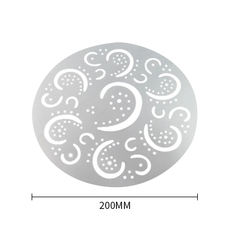 4 шт./лот ПВХ формочка для распыления кофейного сахарного порошка сито формочки