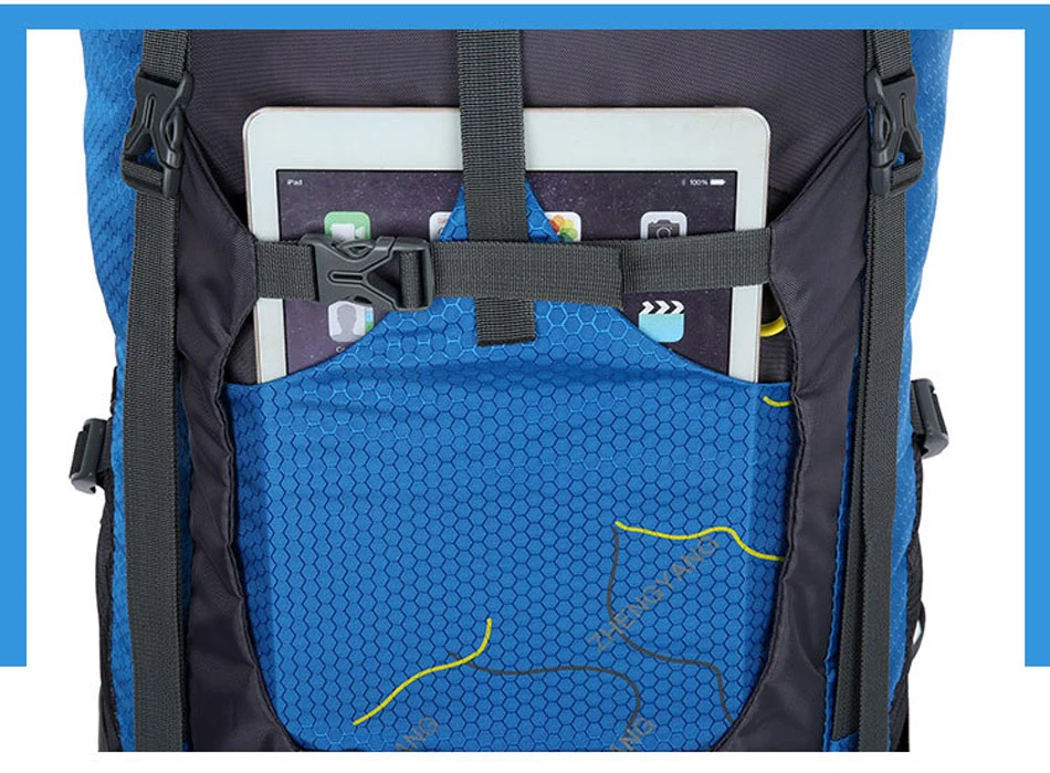 Hot 60L Outdoor Backpack Men Women Camping Hiking Sport Bag Waterproof Mountaining Trekking Climbing Cycling Travel Bag Rucksack