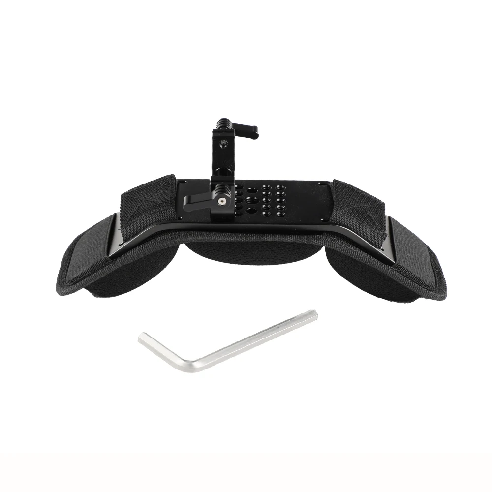Kayulin Steady Dslr Shoulder Mount Shoulder Pad for Video Camcorder Camera DV/DC Support System DSLR Rig(15mm Railblock