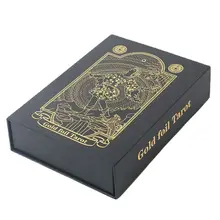 Town Store’s Treasure Hot Selling  High Quality Full English Party Divination Game- Golden Waite Tarot