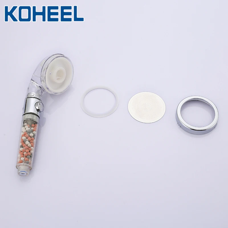 KOHEEL душевая головка, ручная душевая головка, регулируемая, 3 режима, высокое давление, душевая головка, экономия воды, одна кнопка, чтобы остановить воду, душевая головка