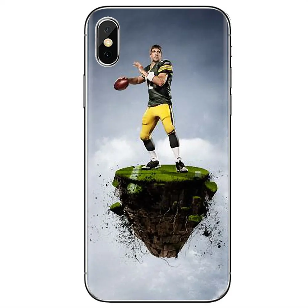 Силиконовый чехол с автографом для Sony Xperia XA Z Z1 Z2 Z3 Z5 XZ1 XZ2 compact M2 M4 M5 C4 C6 E3 T3 L2 Aaron Rodgers