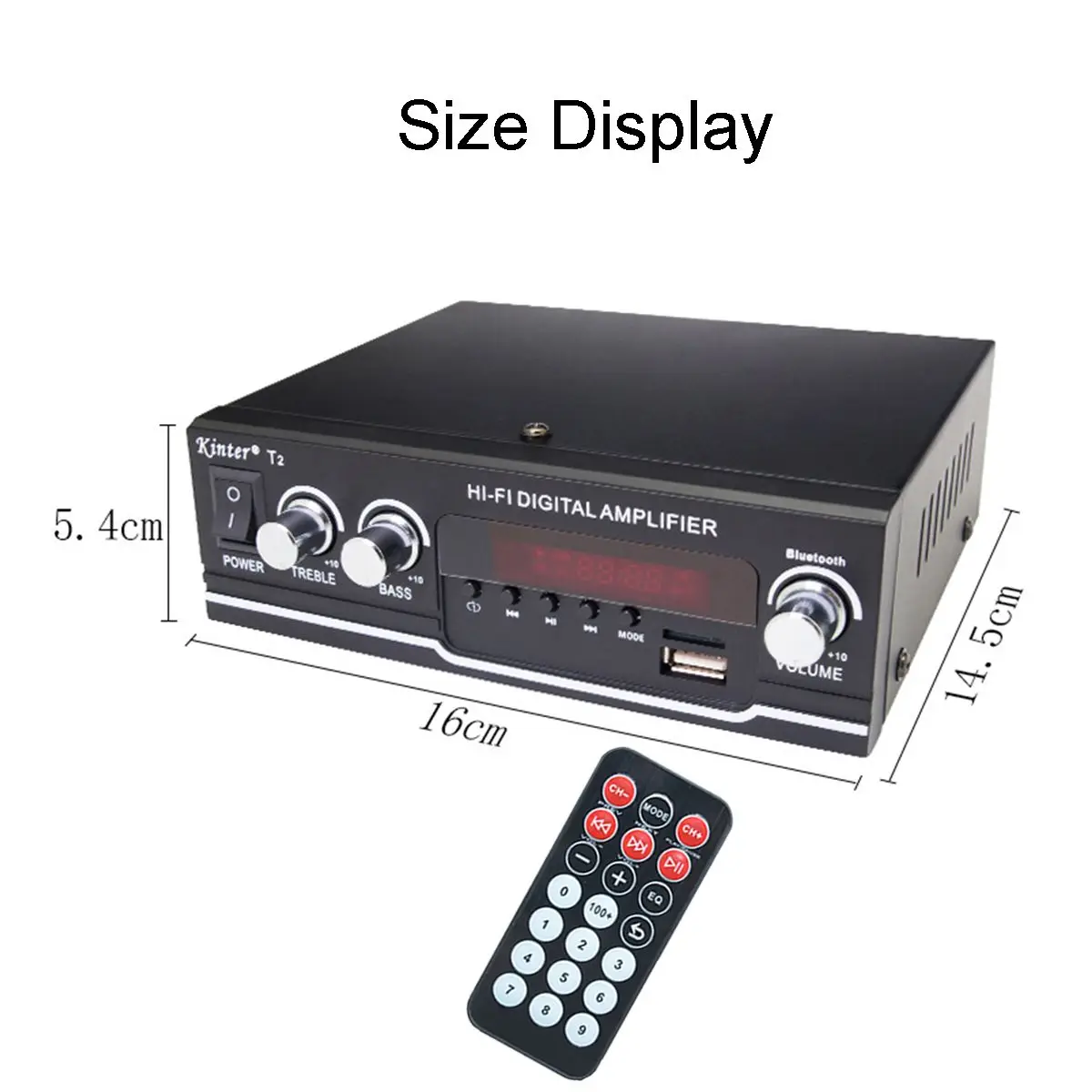 12 В/110-220 В 400 Вт 2 канала мини bluetooth HiFi стерео усилитель USB SD FM Радио мощность стерео автомобильный усилитель аудио домашний усилитель