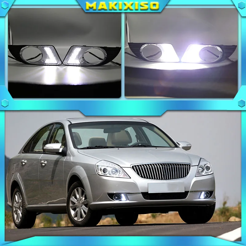 

2PCS For Buick Excelle 2008-2012 Auto LED Daytime Light Running Light DRL Front Fog Lamp Day Light