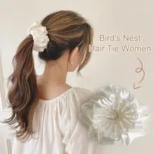 

Women Bird Nest Expanding Hair Clips Resin Pigtail Buckle Hair Clip Hairpins Women Hair Accessories