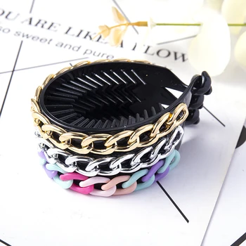 Women Elegant Luxury Rhinestone Tassel Ponytail Hair Claws Hair Clips Barrettes Hairpin Headband Fashion Hair Accessories 6