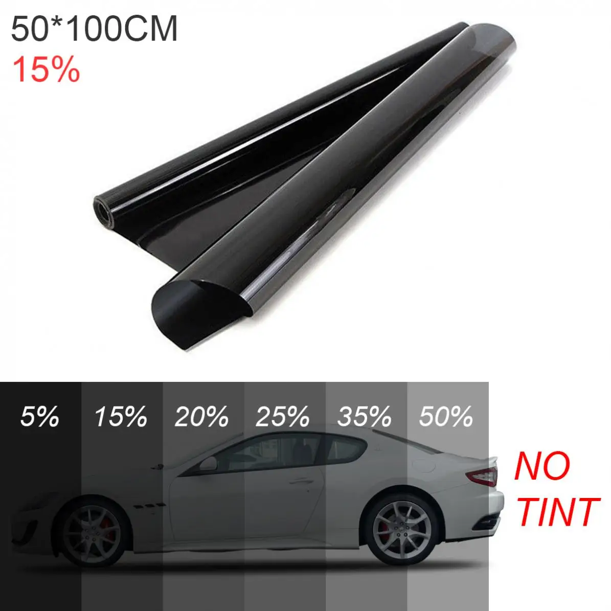 Pvc 50 X 100 Cm Thickening Antiwear Car Curtain Windshield Sun Shade Uv