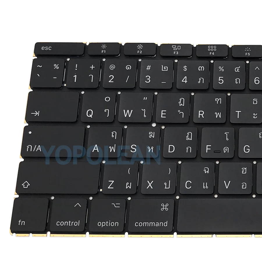 A1534 тайская раскладка клавиатуры для MacBook retina 1" год