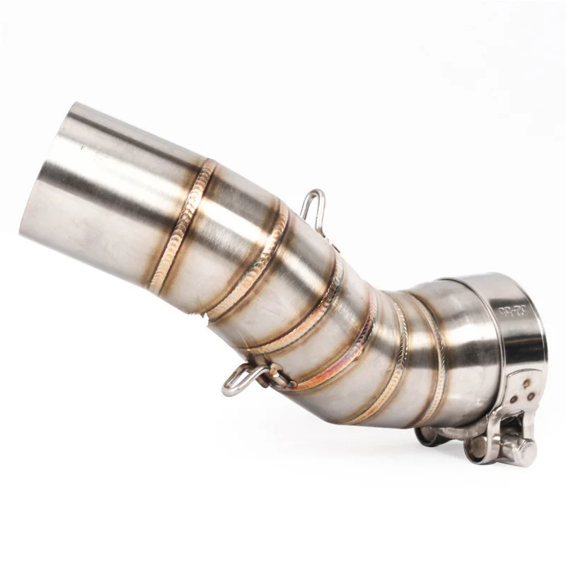 50.8MM Motorcycle Exhaust Pipe Echappement Escape Moto 51MM Muffler Middle Link Pipe For Z900 Z900E Z900 A2 2017 2018 2019 Years - - Racext 19