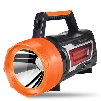 

Portable Spotlight LED Searchlight Flashlight LED Multifunction Hand Crank Power Generation Flashlight Outdoor Spotlight