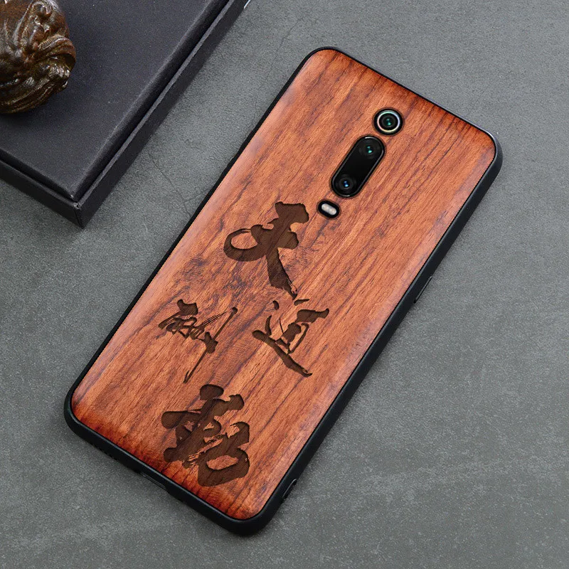 Деревянный чехол K20 для Xiaomi Redmi K20 Pro чехол роскошный чехол из палисандра TPU бампер K20 Pro Чехол для Redmi K20 Pro Funda