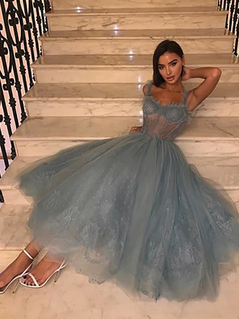 Verngo Grey Evening Dress 2021 Formal 