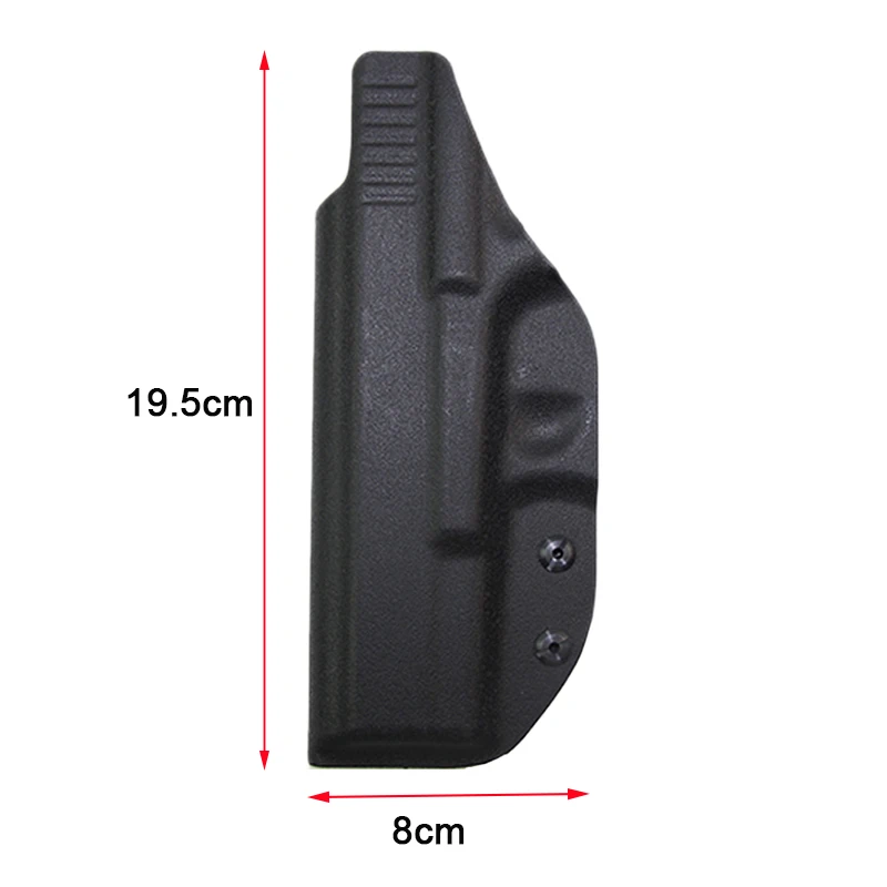 IWB Kydex тактическая внутренняя Скрытая переносная кобура для Glock 17 26 22 31 пистолет ружье для страйкбола кобура Чехол Охотничьи аксессуары