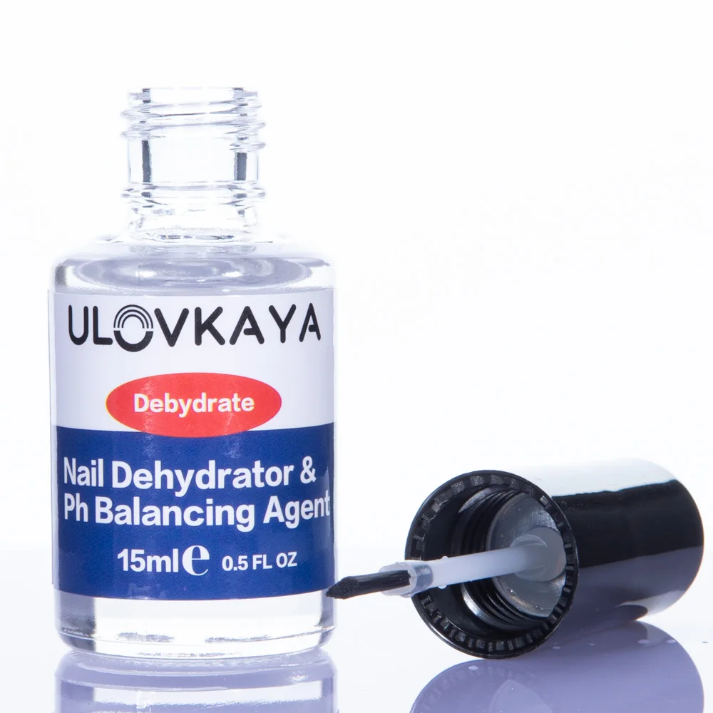 Ulokaya Dehydrator Гель лак для ногтей 15 мл быстросохнущий без кислоты акриловых