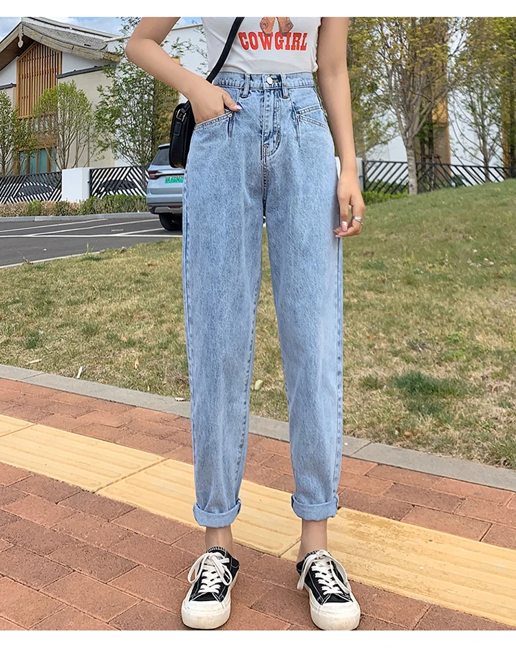 boyfriend jeans korean style