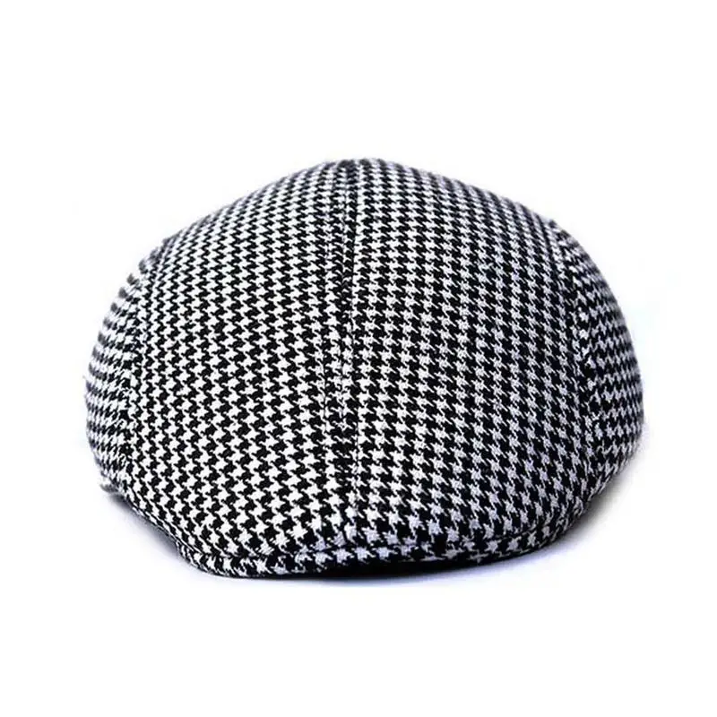 Black Herringbone Newsboy Baker Boy Tweed Flat Gatsby Cap Hat Cappello Designer Mens Da Luxury Donna Dropshipping Y3m1 beret flat cap
