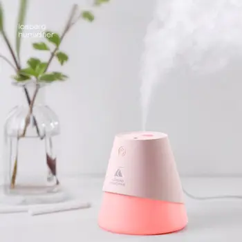 

Volcano Shaped Mini Air Humidifier Car Air Purifier Diffuser with USB Fan Light