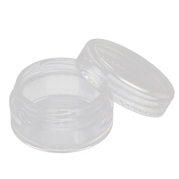 

50 Pieces Travel Cosmetic Sample Containers 5 Gram Plastic Pot Jars