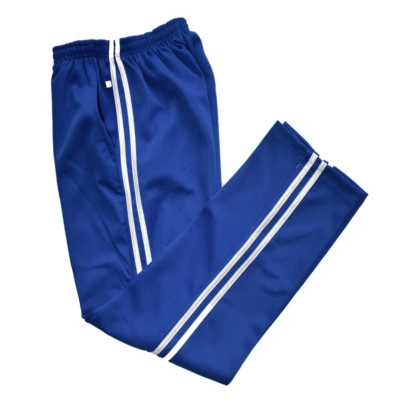 Летние мужские повседневные спортивные штаны для мужчин, спортивные штаны, спортивные штаны в полоску, тонкие дышащие спортивные штаны небесно-голубого цвета - Цвет: 8