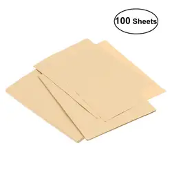 Papier Kraft Vintage blanc 100 feuilles, papiers d'écriture rétro doublés A5, papeterie 