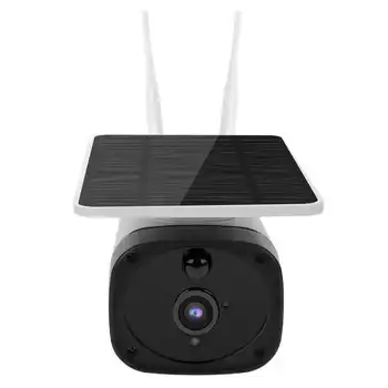

security camera power 1080P WiFi Camera 5W IP65 Solar Panel Powered IR CUT Night Vision Motion Detection Security CCTV