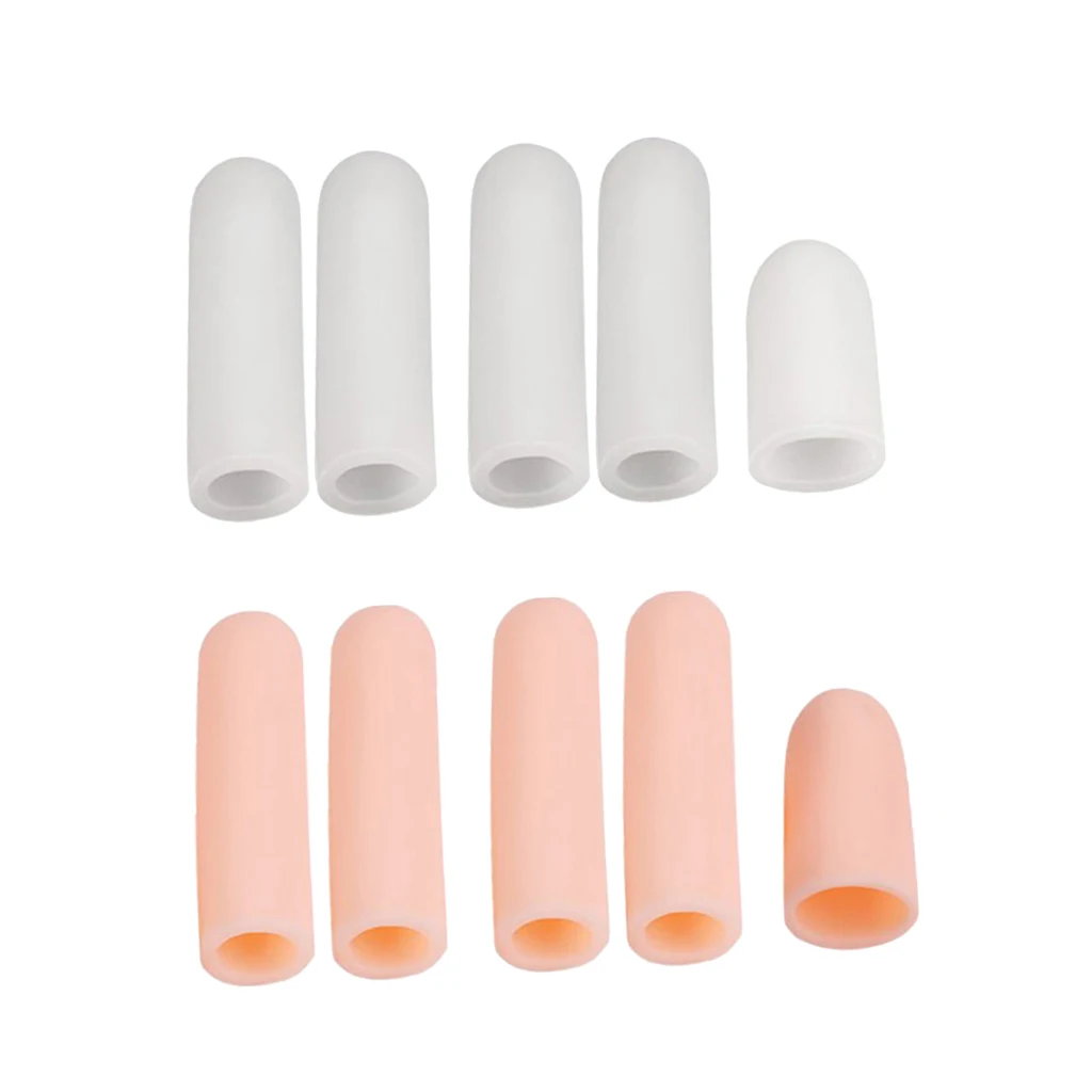 20Pcs Gel Toe Thumb Cap Finger Protector Cushions Pads Protection Protect