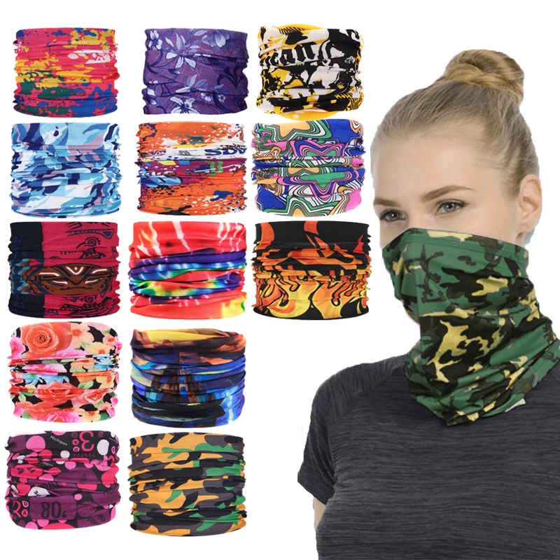 Outdoor Sport Scarf Unisex Magic Bandanas Sun Protection Neck Gaiters Cycling Riding Camping