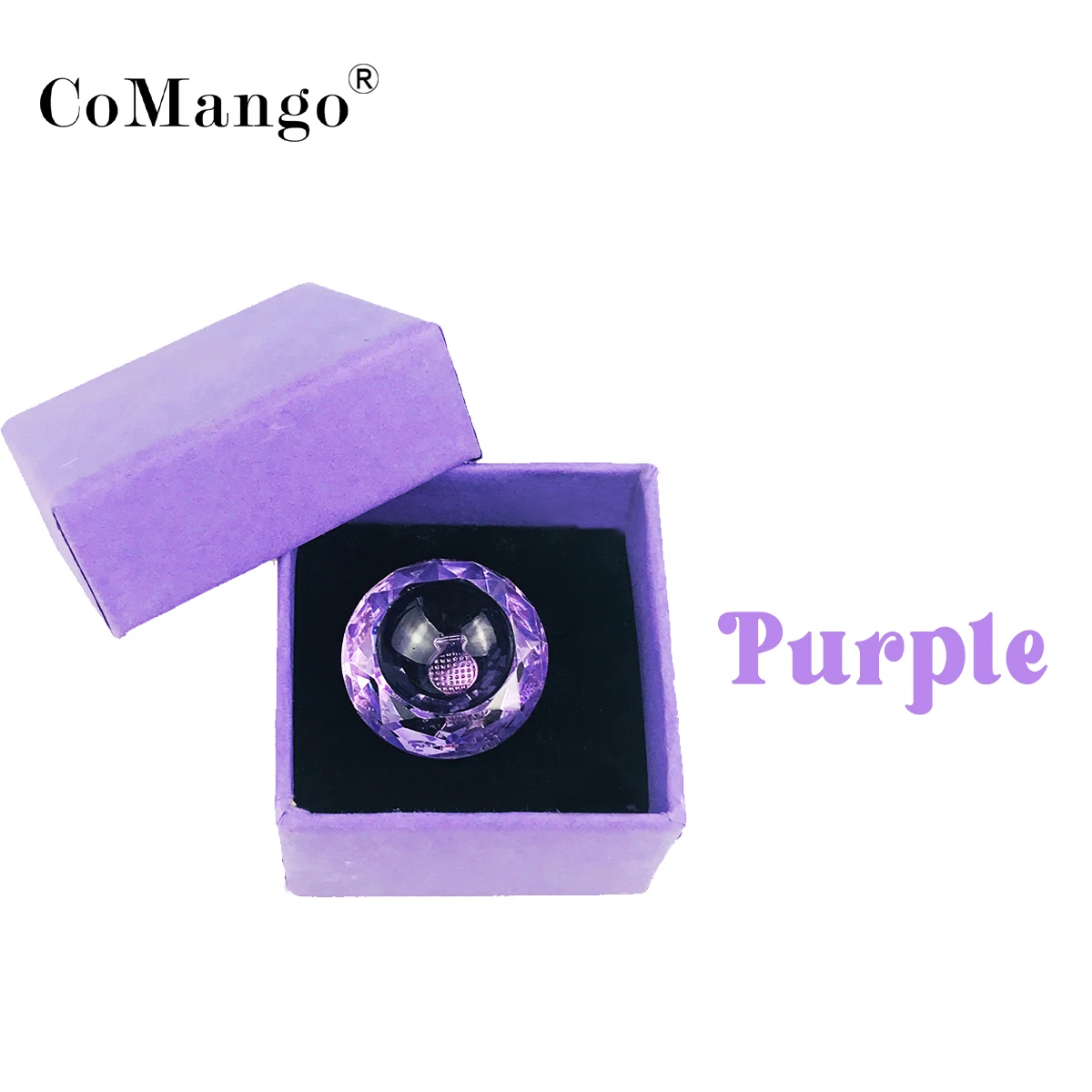 CoMango 속눈썹 조정 가능한 접착제 반지 크리스탈 손가락 반지 접착제 속눈썹 확장 팔레트 홀더 메이크업 도구