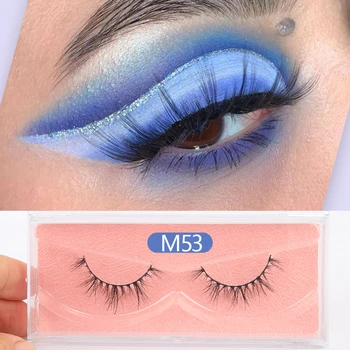 

Wowangel3D Mink Eyelashes Thick HandMade Full Strip Lashes Cruelty Free Mink Lashes 13 Style False Eyelashes Makeup Reusable