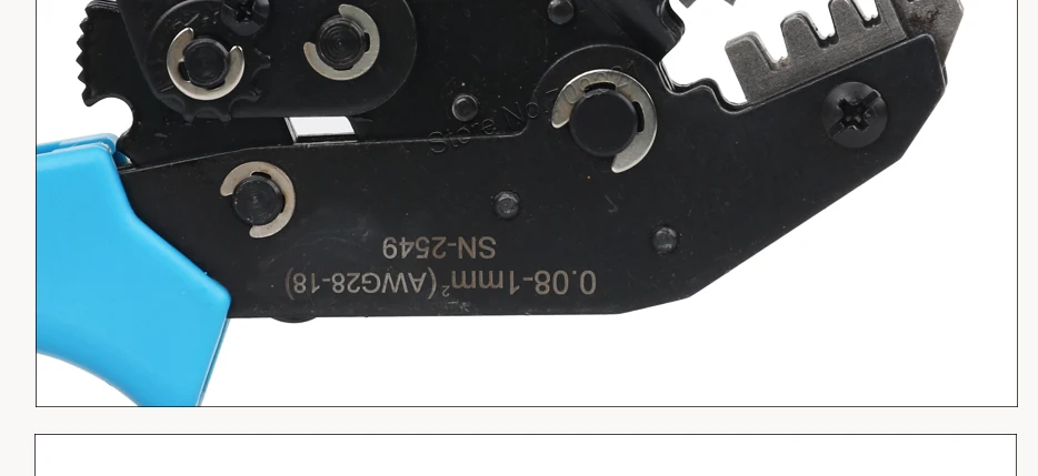 SN-2549 обжимные плоскогубцы 0,08-1 мм2 28-18AWG XH2.54/PH2.0/2510 штекер SM Tab изолированные клеммы 8 челюсти наборы 190 мм зажим инструмент наборы