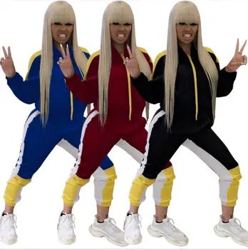 

Plus Size 2 Piece Set Sweatsuit Autumn Outfits Jacket Top+Pants Sweat Suits Two Piece Matching Sets Tracksuit Women