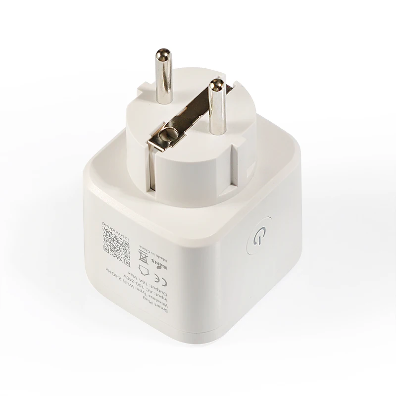 Monitoramento de Energia Controle de Voz Tuya-tomada Inteligente Wi-fi Smart Tomada App Tuya eu Plug Alexa Google Home Ifttt 16a - Image 3