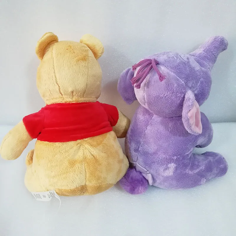35 см Lumpy Heffalump плюшевые фиолетовый слон Желтый Медведь Плюшевые игрушки Мягкая кукла Дети Рождество подарок на год