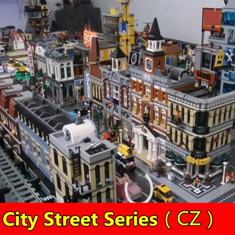 

City Street View Creator Expert 15002 15003 15004 15005 15009 1600116060 16007 building block 10211 10197 10224 10228 71043 toy