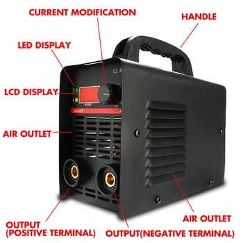 

20A-225A 4200W Handheld IGBT Inverter Arc Welder Welding Machine Digital Display Mini Tool Welding Portable