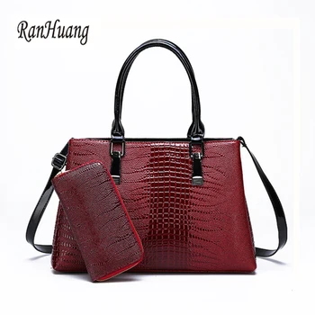 

RanHuang New Arrive 2020 Women's Fashion Handbags Elegant Large Handbags High Quality Pu Leather Shoulder Bags bolsa feminina