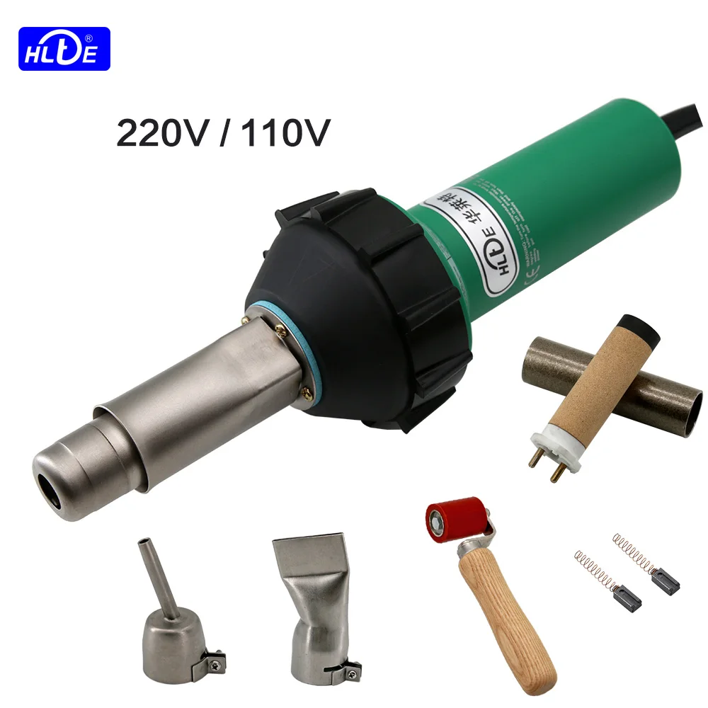 hot stapler plastic DHL/FedEx 220V/110V 1600W Plastic welding gun Hot Air blower heat torch welder for PP/PE/PVC sheet,pipe,tank,floor,membrane... gas welding machine Welding Equipment