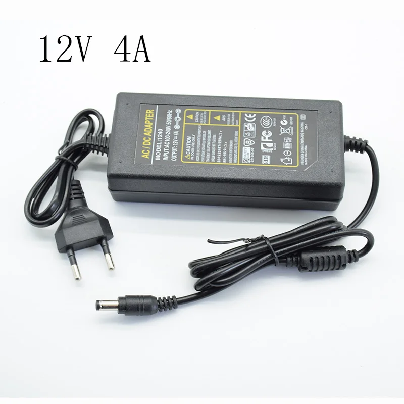 DC12V 3A 4A 5A 6A 24 В/42 в 2A 12 В питание трансформатор переменного тока 110 В 220 В 220 В постоянного тока 12 Вольт Светодиодный драйвер полосы литиевой батареи - Цвет: 12V4A