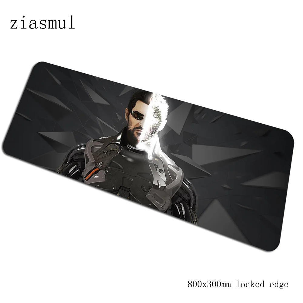 Deus Ex коврик для мыши 800x300x3 мм с обработанным краем коврик мышь Notbook компьютерная коврик для мыши игровой padmouse esports gamer клавиатура коврики для мыши