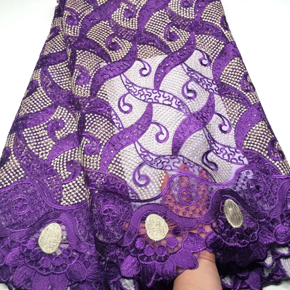 

French Net Lace Fabric 2022 Latest African Lace Fabric With Embroidery Mesh Tulle Lace Fabric High Quality Nigerian Lace M19393