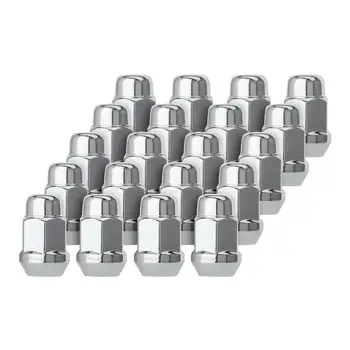 

20 lug nut raised acorn 1008 carbon steel Chrome wheel nuts Conical Seat 60 Degree Strong and sturdy Anti-rust