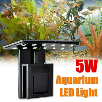 

Plastic LED Aquarium Light Lamp Fish Tank 5730 LED Light Aquatic Plant Grow Lightings For Fish Tanks Waterproof 220V 5W