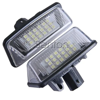 

1Pair Car LED number License Plate Light 12V SMD LED lamp Car Styling For Toyota Crown S180 Corolla Vios Previa accessories