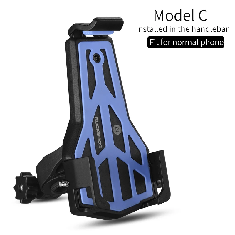 Model C ROCKBROS держатель для телефона для велосипеда универсальный держатель для телефона для велосипеда вращающийся держатель для телефона для велосипеда велосипедная телефонная поддержка Аксессуары для велосипеда - Цвет: Model C